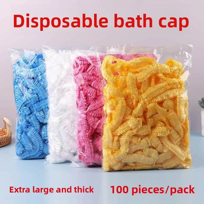 

Disposable Thiened Bath Cap Waterproof Oilproof for Men And Women Home Use Hair Care Salon Special Use ower Cap