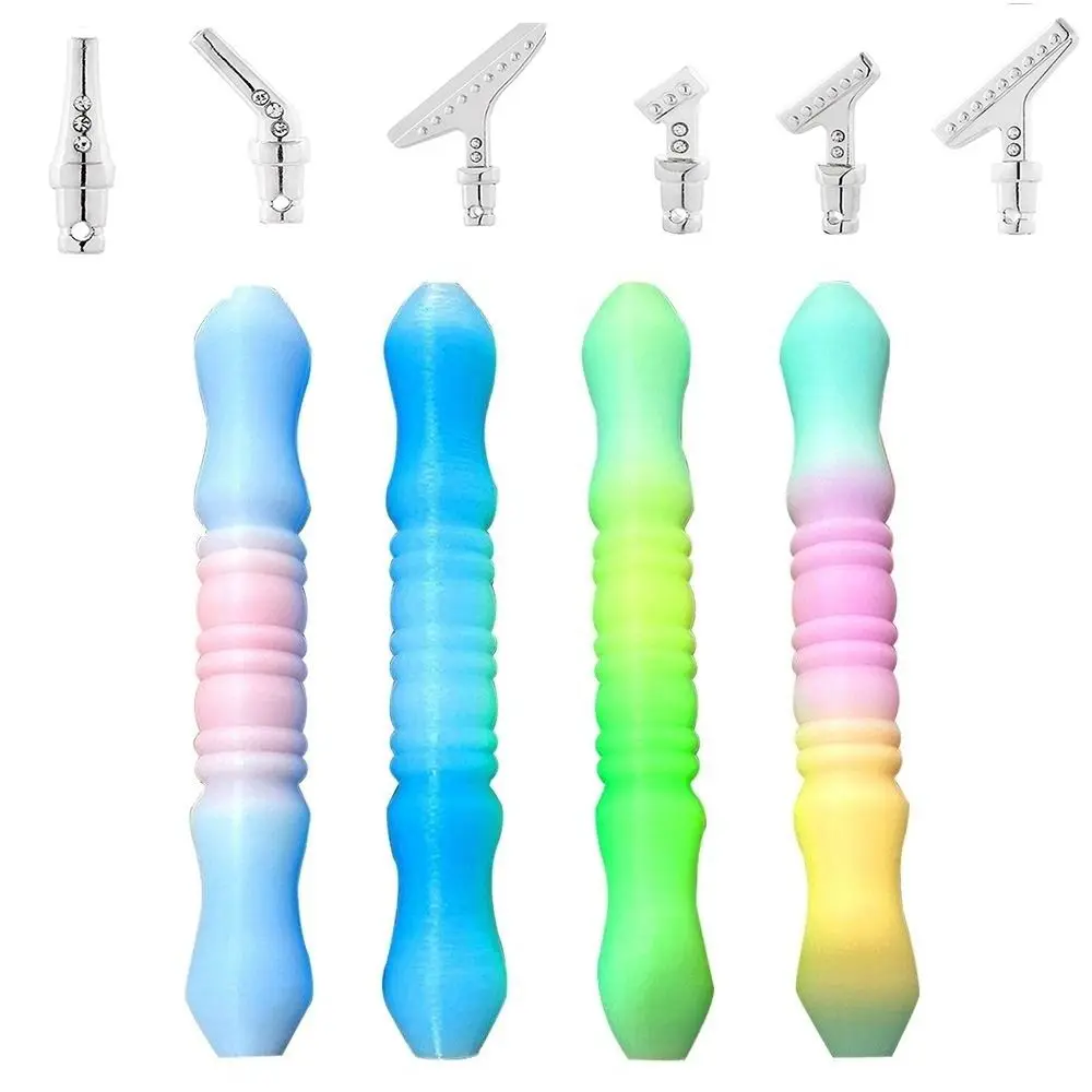 DIY Crafts Replacement Pen Heads Reusable 45° Angled Tips Point Drill Pen Heads Metal Pen Tips Diamond Painting Pen Embroidery