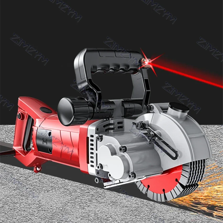 KCJ-001 Electric Wall Chaser Handheld lase Slotting Machine Brick Wall Cutting Machine Concrete Groove Slotting Machine 220V