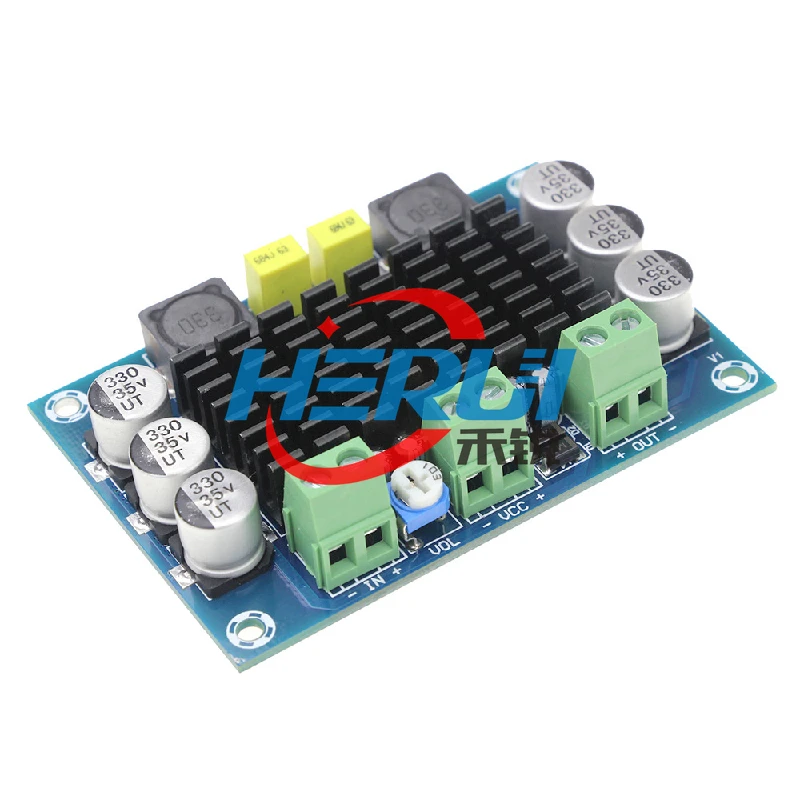 XH-M542 mono 100W digital power amplifier board TPA3116D2 Digital audio Magnifying plate 12-26V