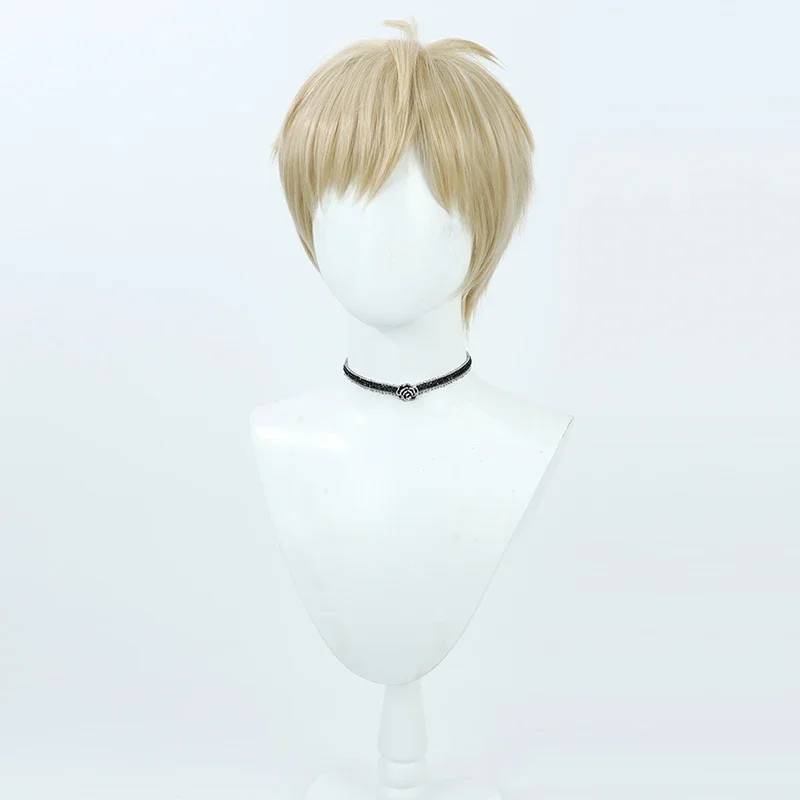 ライオス-合成コスプレウィッグ,耐熱髪,ハロウィーンのロールプレイングウィッグ,キャップ,ダンジョンでおいしいアニメ