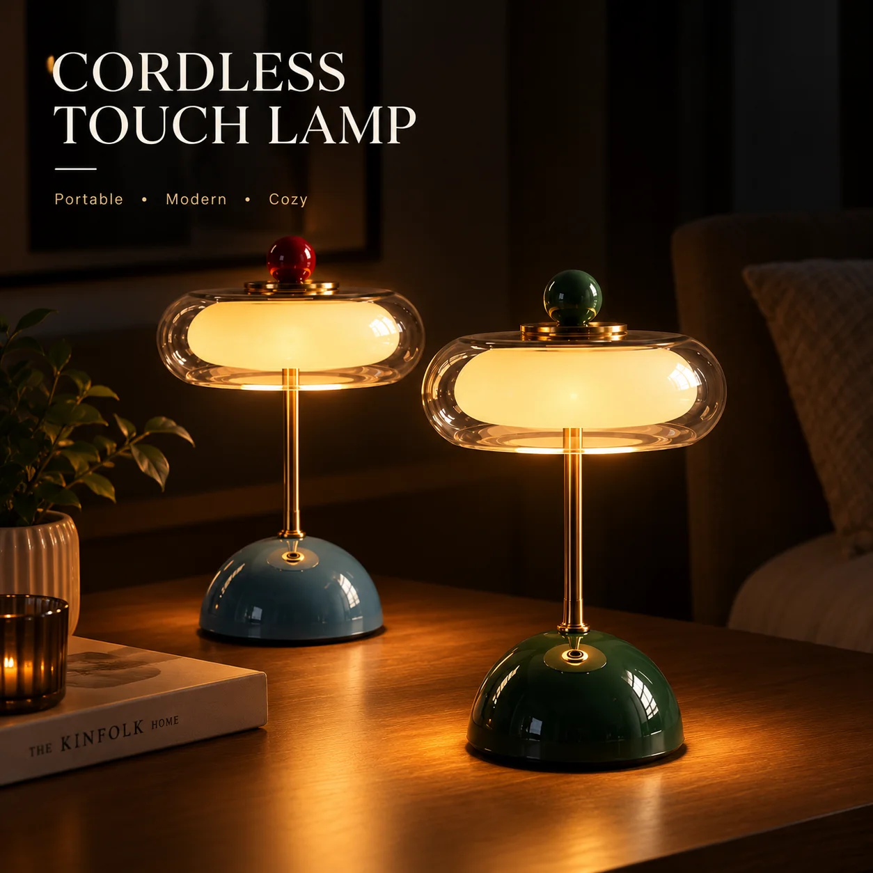 Vintage Flying Saucer Desk Lamp Dopamine LED Bedside Table Light for Apartment Bedroom Home Decor Ambient LED Table Lamp