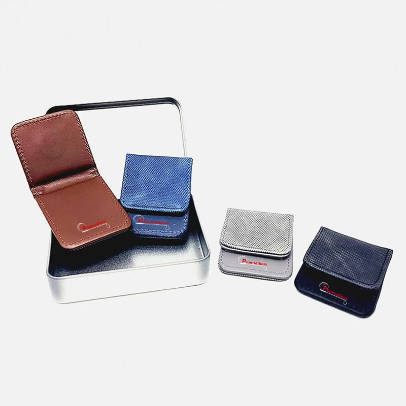 Fashion Simple Small Magnetic Change Clip Wholesale PU Mini Portable Convenient Strong Magnet Paper Money Storage Wallet