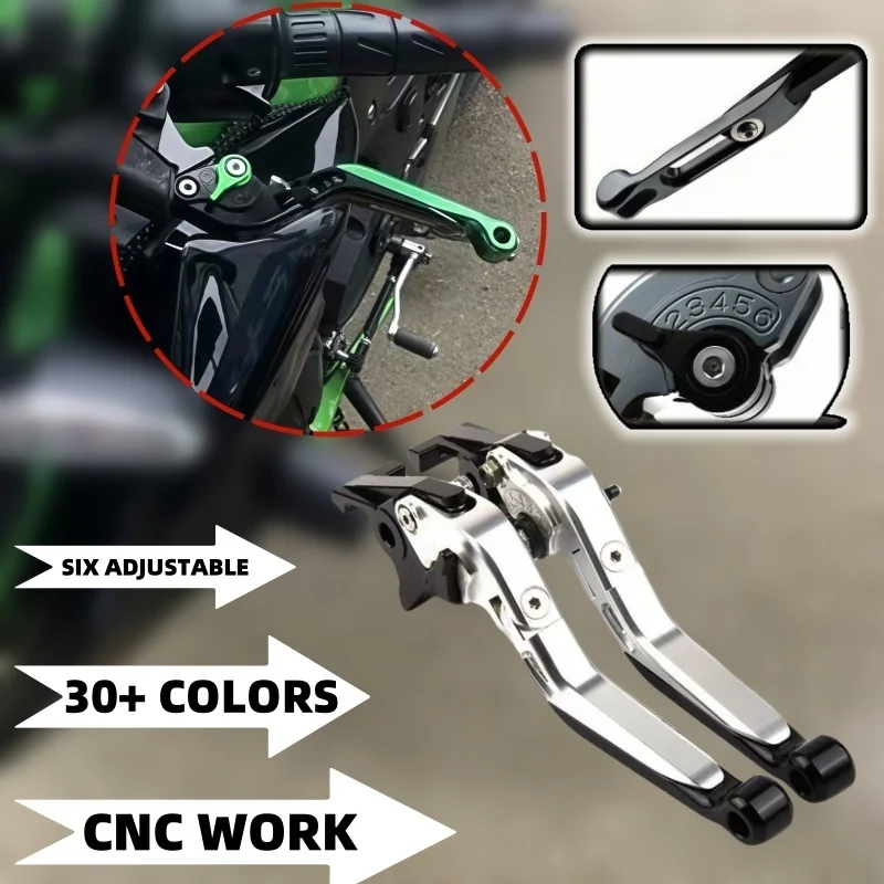 

For Suzuki GSXR150 /GSX-S125 2020-2022 Clutch Lever Brake Lever Set Foldable Adjustable Handle Levers Motorcycle Parts