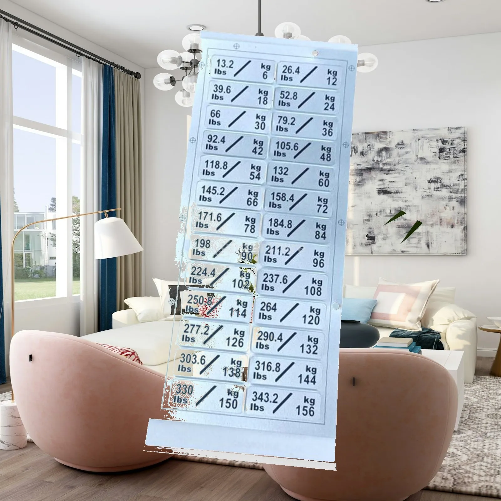 Weight Stack Labels Simple Application Weight Number Stickers Fitness Equipment Organize Sheet for Strength Training Machine Use
