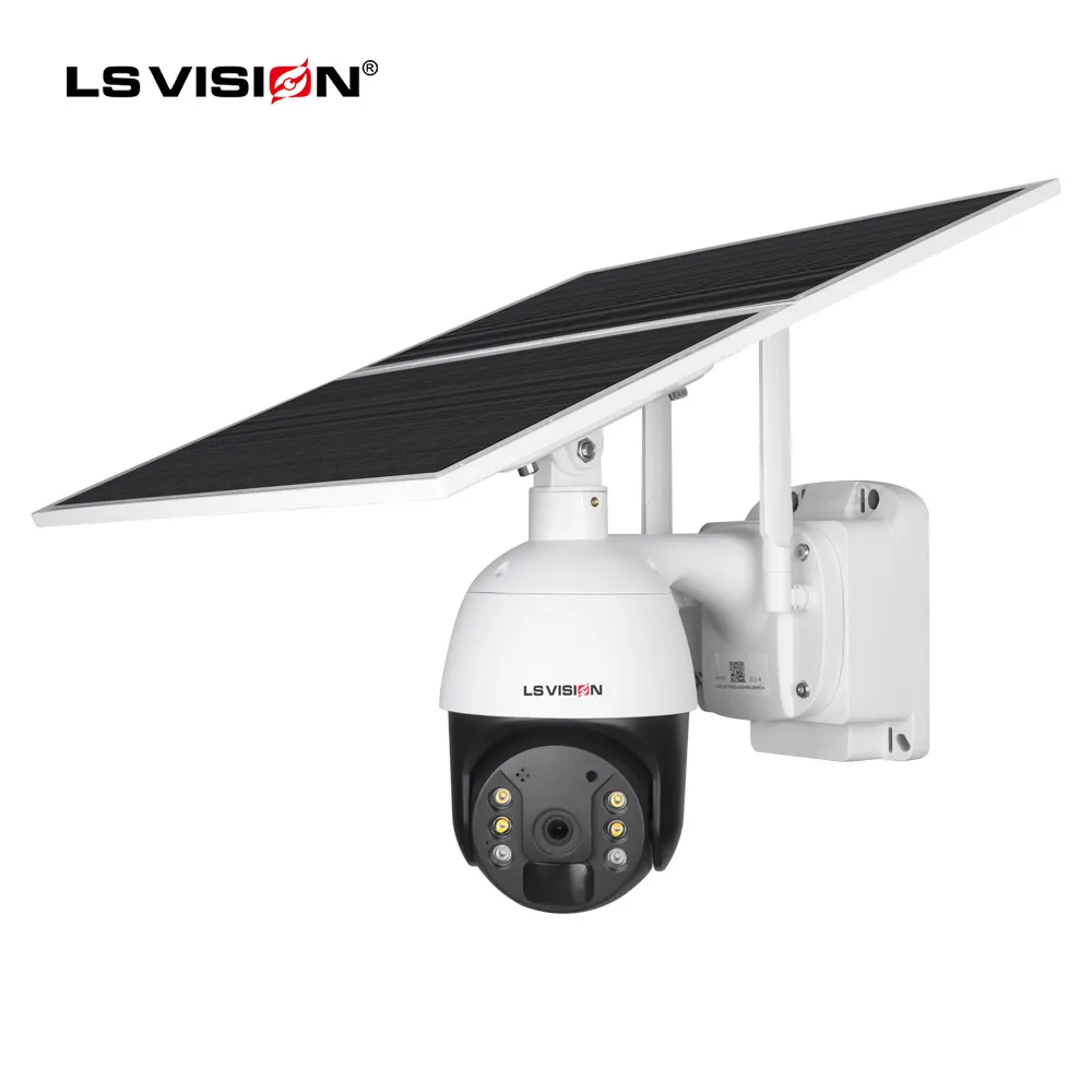 

LS Vision NEW arrivals 20W Video Solar Camera 24 hours long video + low power sleep dual mode European version 4G Solar camera