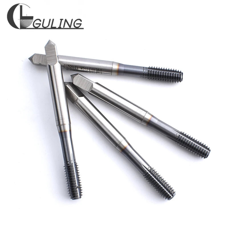 GULING HSSE-M42 JIS Standard TICN Coating Roll Forming Tap M0.5 M0.6 M1 M2 M3 M4 M5 M6 M7 M8 M10 M12 M14 Machine Thread Taps