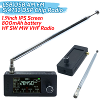 SI4732 0.5-108mhz Pocket Mini Radio LSB USB AM FM FM/AM Radio with Telescopic Antenna All Band Radio Receiver HF SW MW VHF Radio
