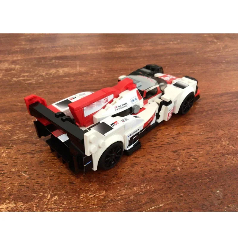 MOC-153053 New Classic GR010 Sports Racing Car Building Block Model 289 Parts Boys' Children's Birthday Building Block Toy Gift