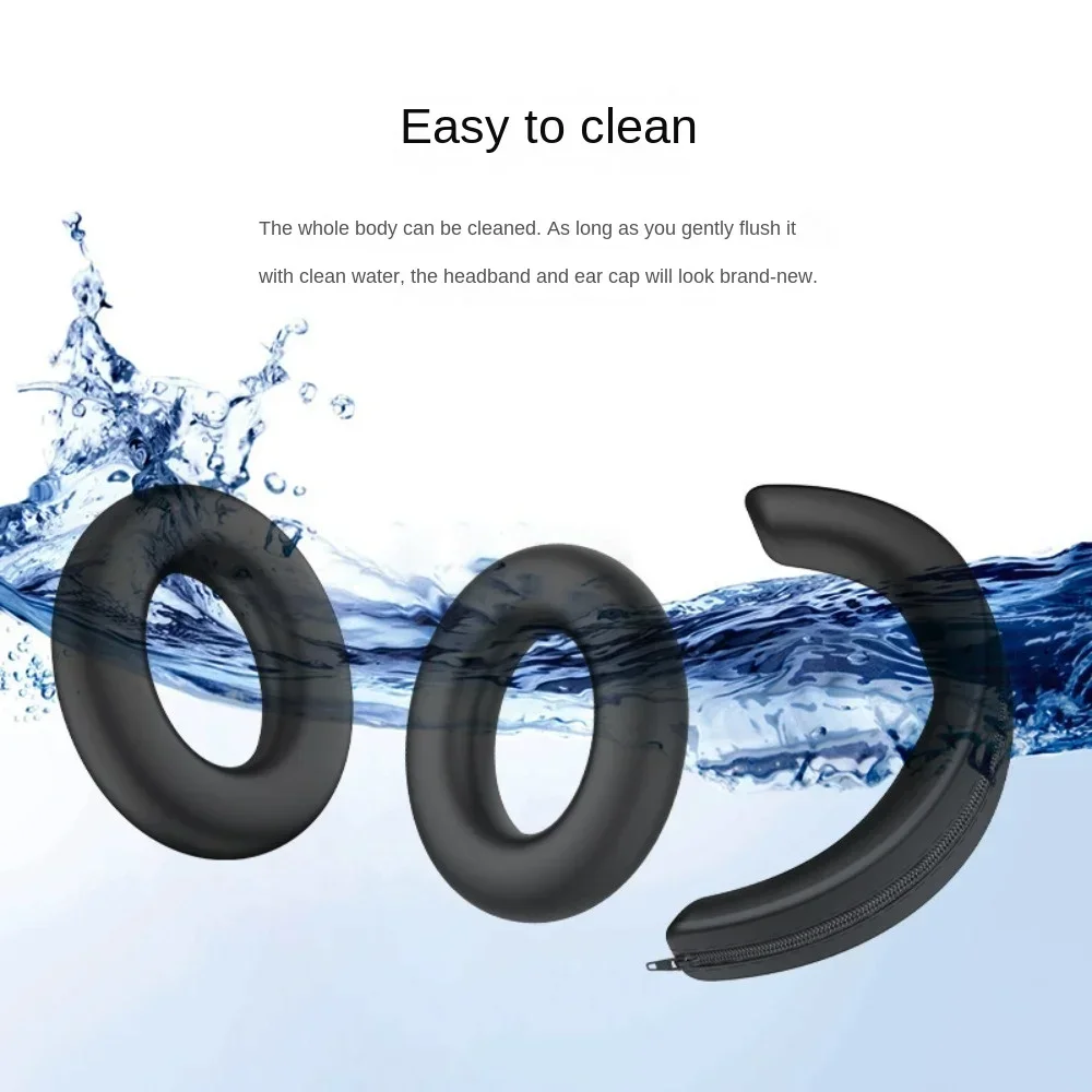 

Silicone Dustproof Waterproof Headphone Beam for Sennheiser MOMENTUM 4 Headband Cushion Resistant To Dirt Soft Earphone Headband