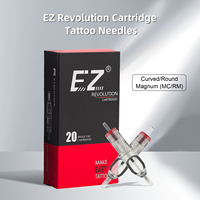 EZ Revolution Cartridge Tattoo Needles Curved Magnum MC RM #10 0.30mm  for Rotary Cartridge Tattoo Machine Pen 20 pcs /box