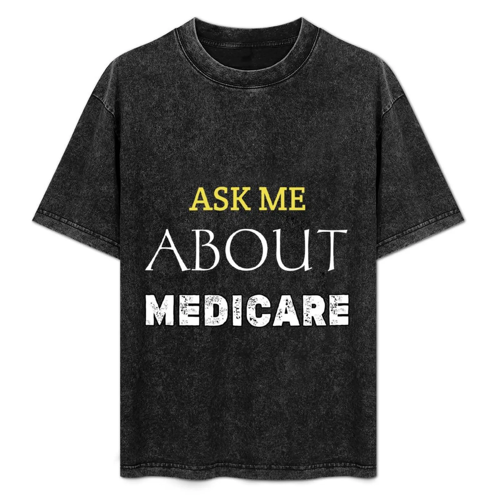Pídelo a mí: Camiseta clásica de manga corta con estampado de agente de seguros, corredor de seguros, ventas y marketing de Medicare, regalo actuariales para mamá y papá