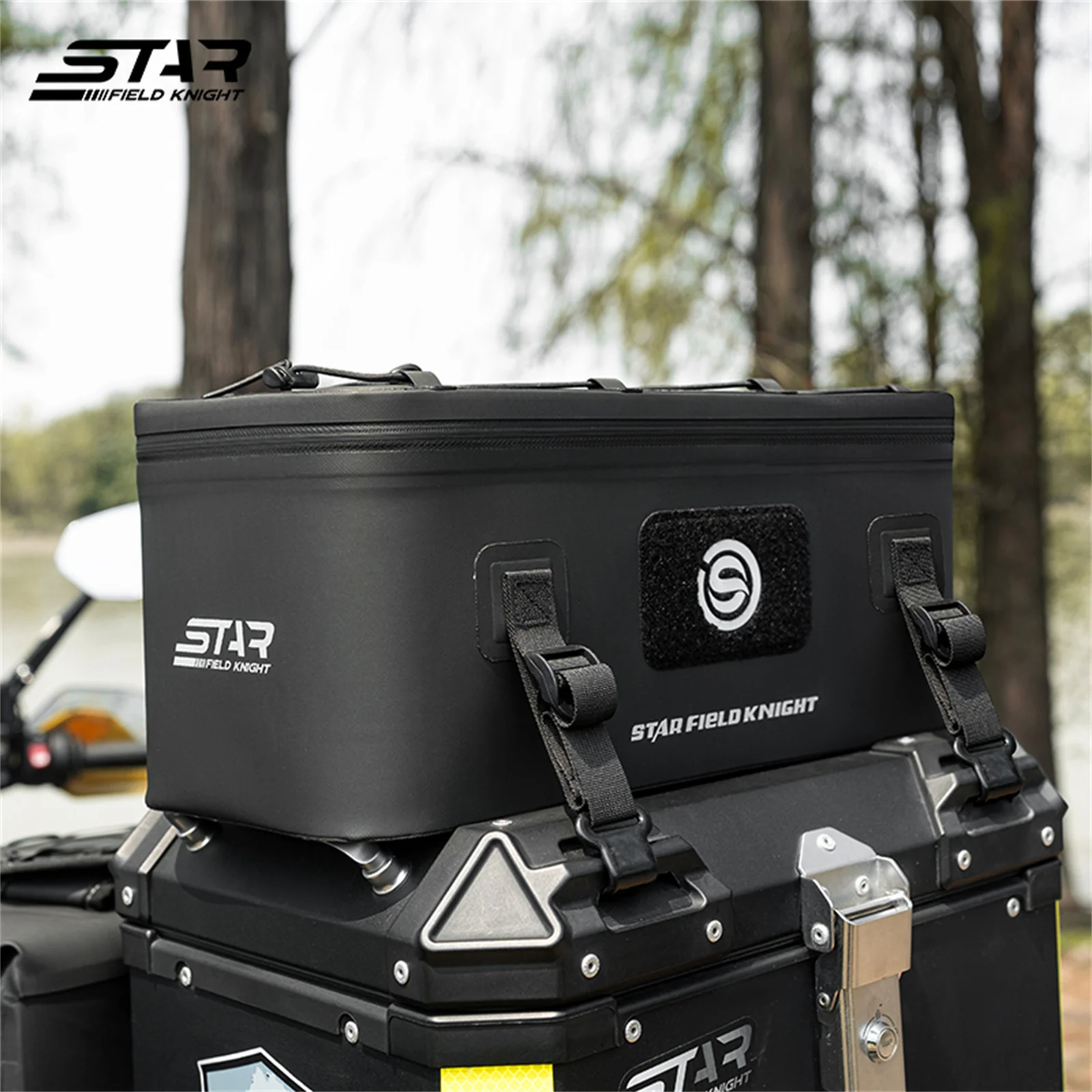 

IPX6 Водонепроницаемый 16л Мотоциклетный багаж Боковая коробка Мотоциклетная хвостовая сумка Дорожная седельная сумка Шлем для хранения сидений Быстрая загрузка Разгрузка