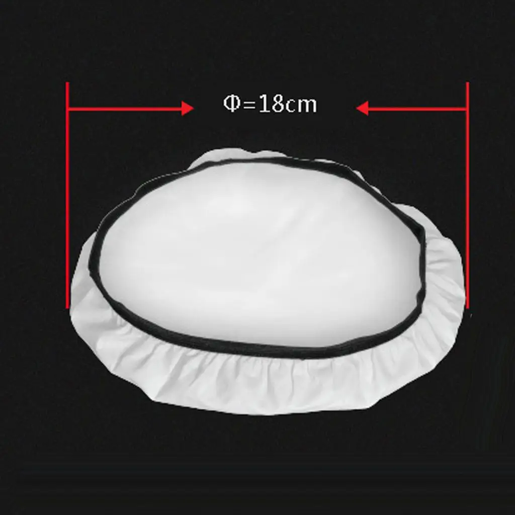 Soft White Diffuser Socks Studio Lighting Cloth Shade 18cm Light Diffuser for Photography Reflector