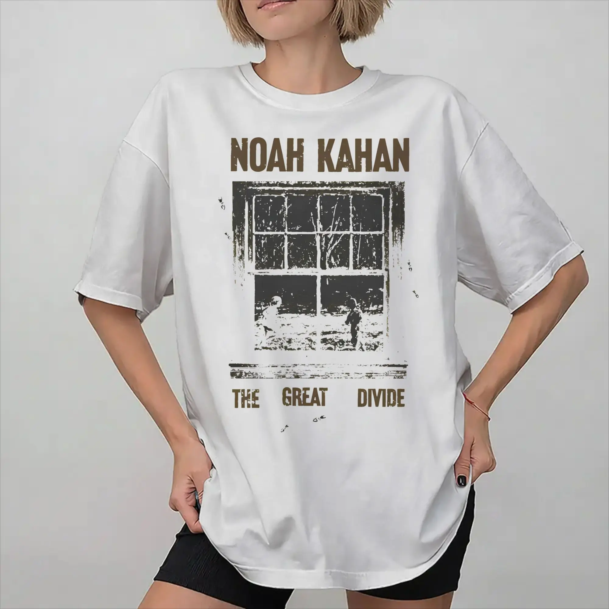 New Arrival Noahs Kahans The Great Divide Tour 2026  T Shirt For Unisex  Pure Cotton Tee Shirt Short Sleeve Tops