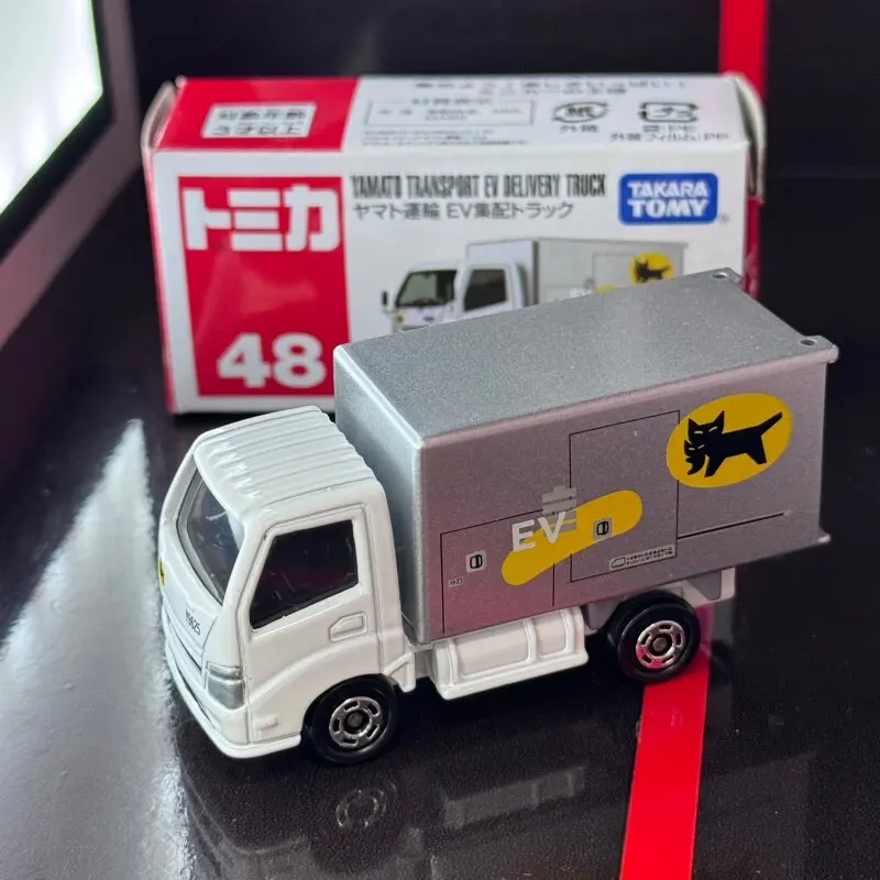 Takara Tomy Tomica No.48 Yamato Transport EV Truck Alloy Diecast Mini Car Model Collectible Vehicle Toy Gift For Kids Boys
