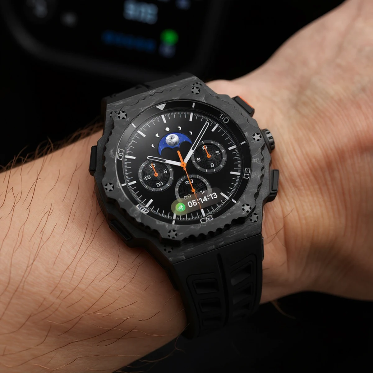 Luxury Modification Kit For Samsung Galaxy Watch 8 Classic 46mm Silicone Strap For 8 Watch 40 44mm Stainless Steel Modified Case