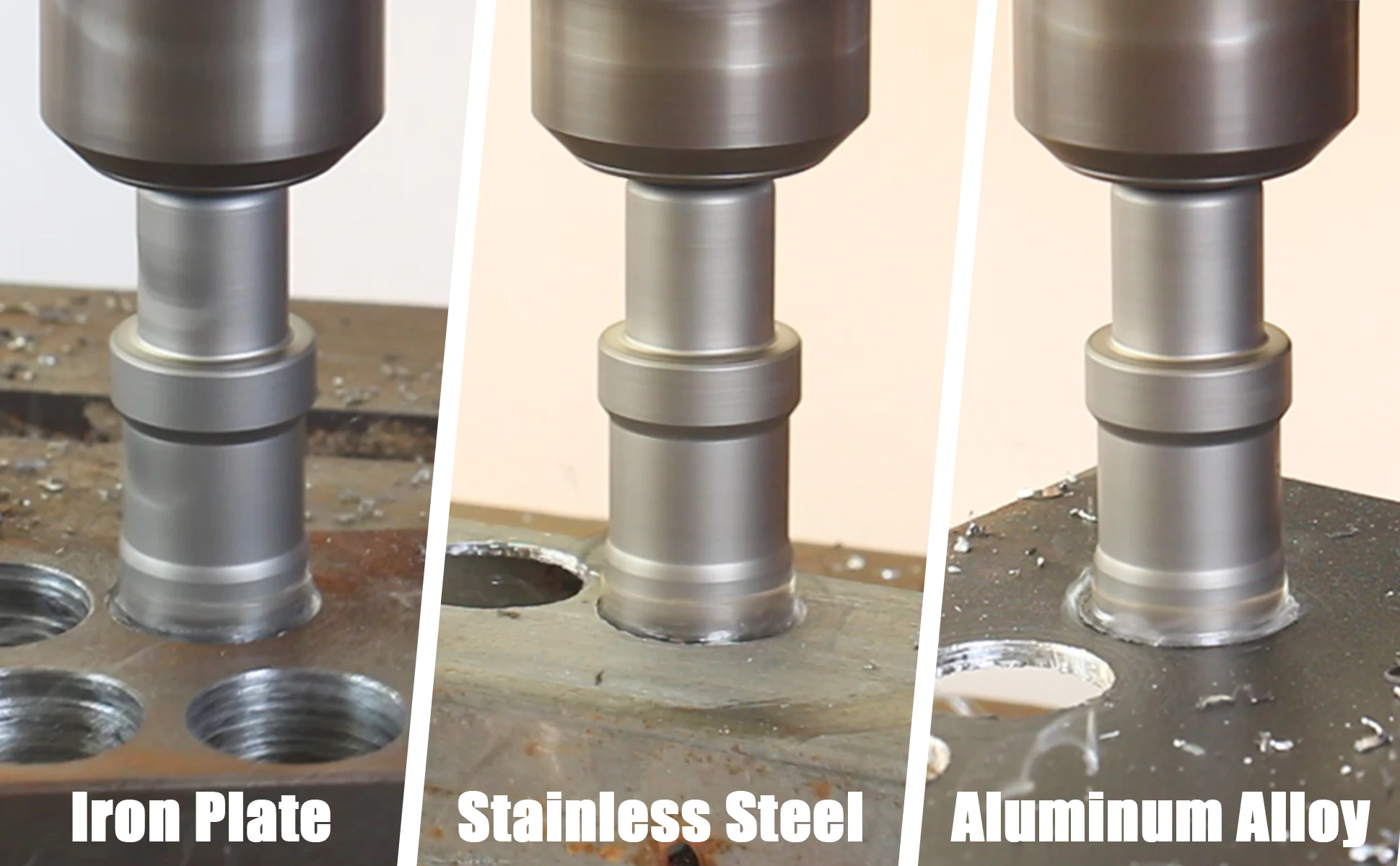 1 Stück 12-300mm TCT-Lochsäge, Hartmetall-Kernbohrer, Schneidwerkzeug für Edelstahlplatten, Eisen, Metall, PVC-Öffner – Detail 7