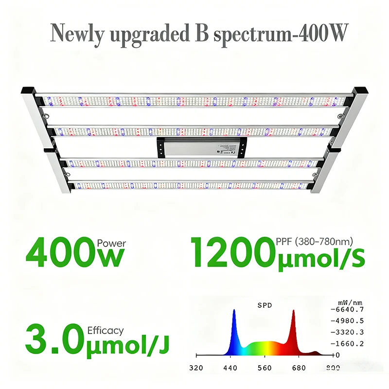 

New led full spectrum plant growth lamp 400w/300w indoor plants fruit and vegetable flowers fill light lamp
