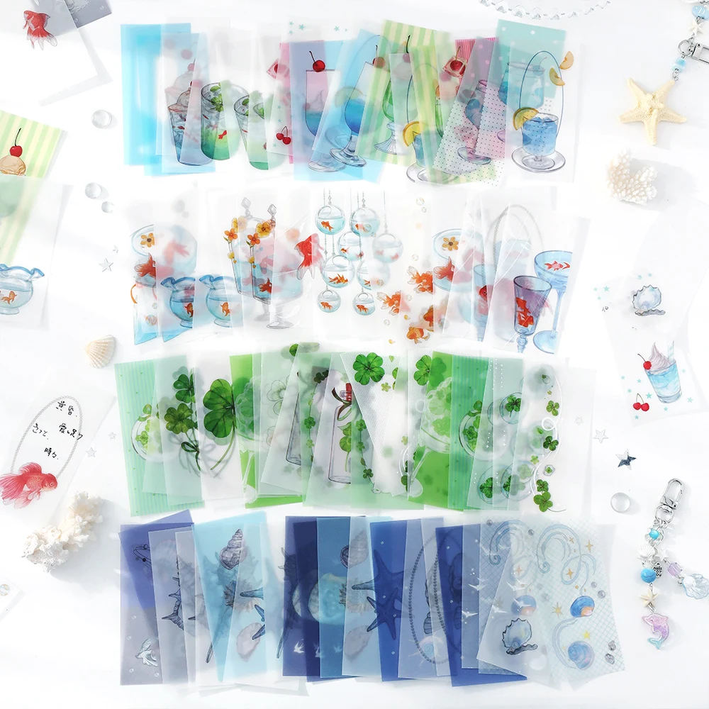 20 fogli Showa Dream Series Kawaii Ins Manuale creativo Carta decorativa Fai da te Spazzatura Ufficiale Scrapbook Carta materiale estetico