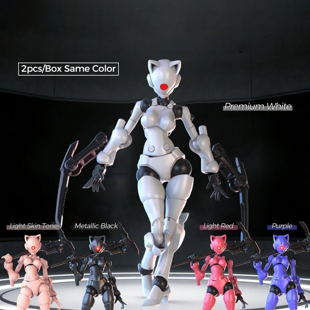 

SHEIK MAINLAND 3MIN PROJECT Swift Female Mutant 3.75 inch Super Movable High Detail Action Figure DIY Assembly Collectible Model