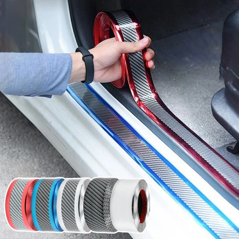 Car Door Protector Guard Stickers Car Threshold Strip DIY Door Sill Protector Edge Guard Rubber Strip Protection Stickers