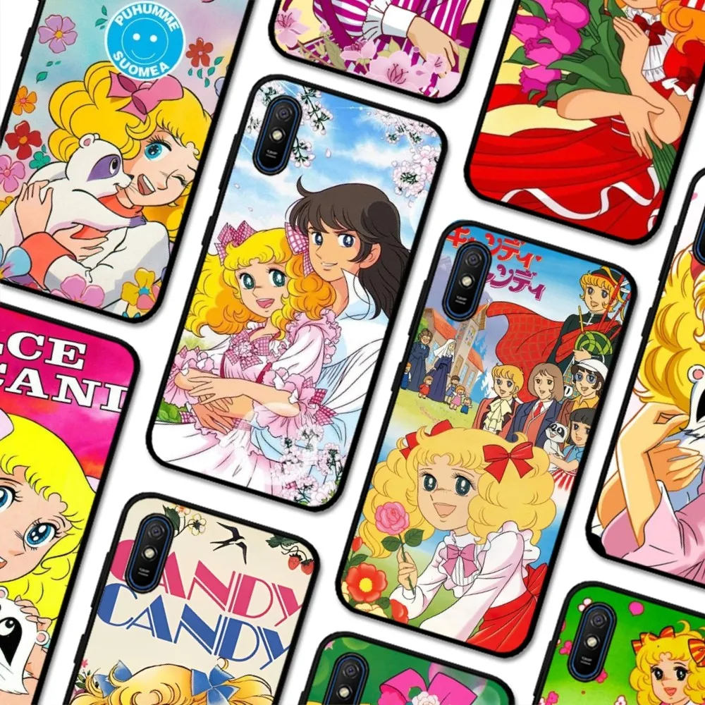 

Anime Manga Candy Candy Phone Case For Redmi 5 6 7 8 9 10 Plus Pro 6 7 8 9 A GO K20 K30 K40 Pro Plus F3 Fundas