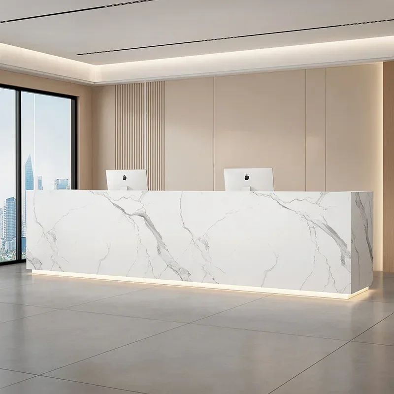 Italian Style Clothing Store Reception Desks Beauty Salon Luxury Simplicity Reception Desks Designer Furniture Receptionen FYRD