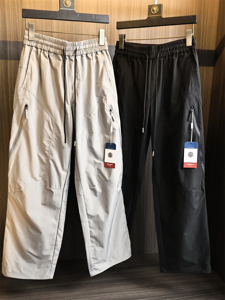 

Готовый на открытом воздухе! Американская спецодежда! Осенние мужские уличные водонепроницаемые дышащие свободные прямые повседневные брюки универсальные удобные
