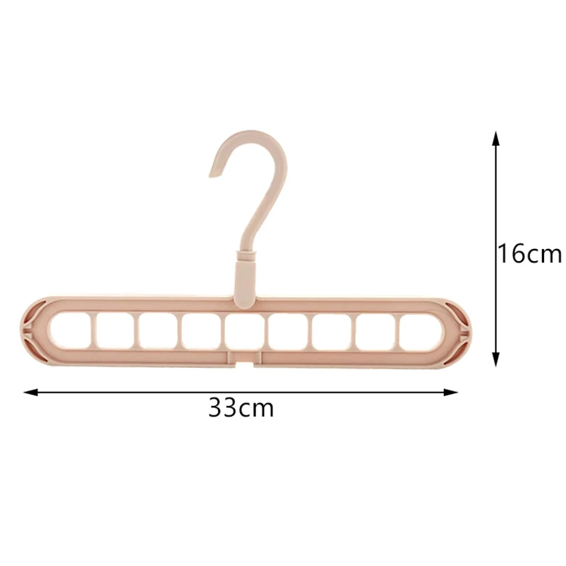 Magic Multi-port Support Hangers For Clothes Space Saving Drying Rack Multifunction Plastic Wardrobe Organizer Clothes Rack