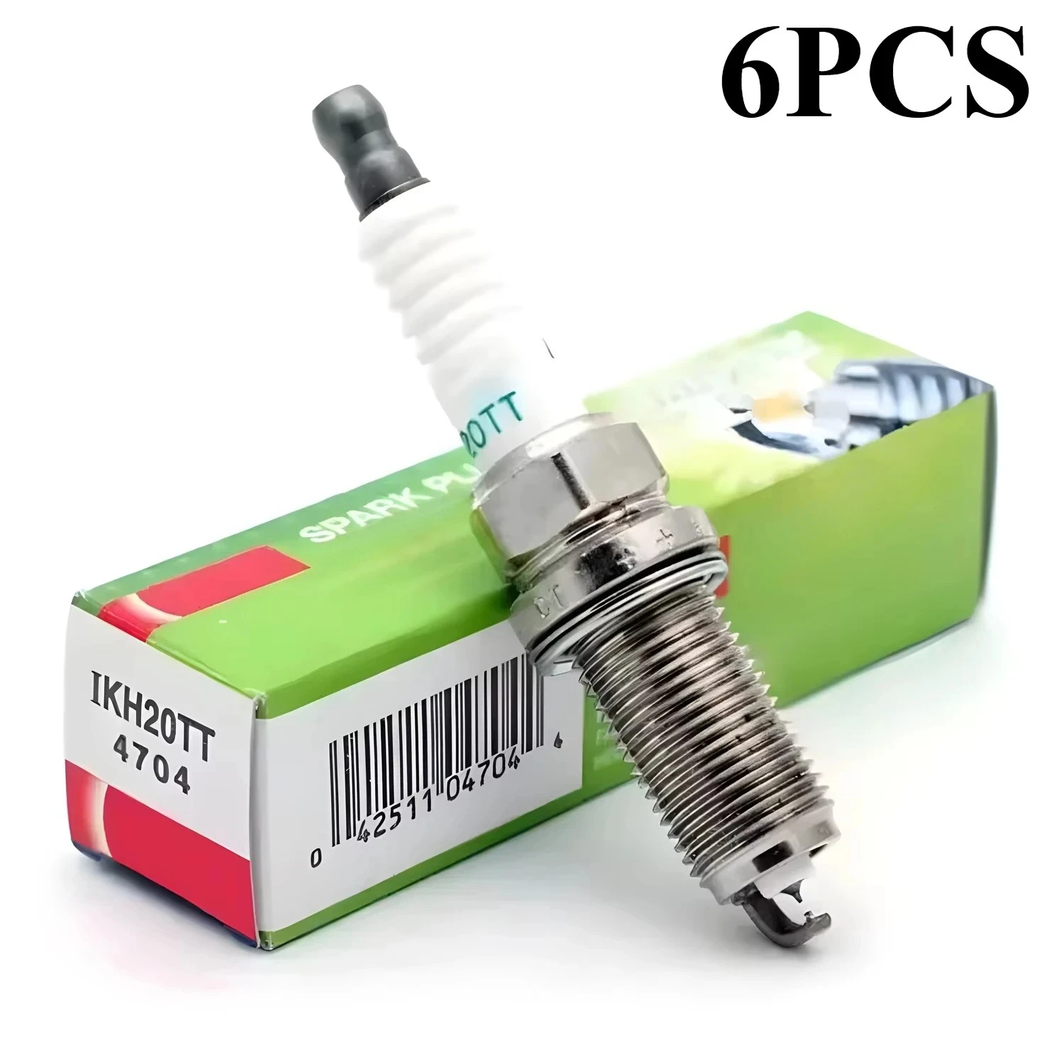 

6PCS IKH20TT 4704 IKH20TT-4704 New Dual Iridium Spark Plug for TOYOTA LEXUS HONDA VOLVO SUBARU BENZ NISSAN 9091901247 9091901240