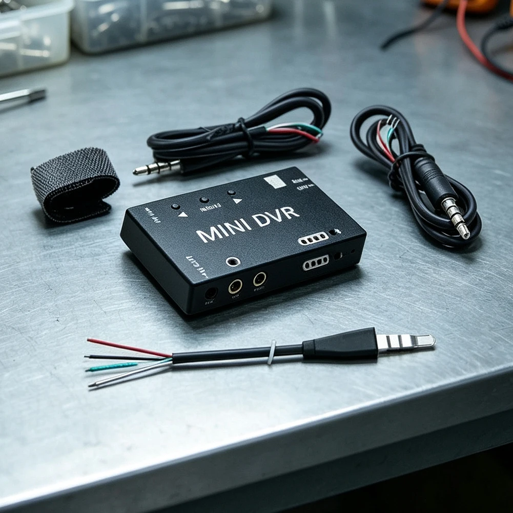 DVR for Drones and For Video Glasses MJPEG Compression HD 720P Resolutions CVBS Input AV Output Multi-Language