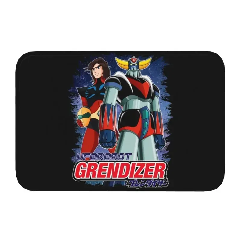 Goldorak Grendizer Actarus Front Door Floor Entrance Mats Outdoor UFO Robot Goldrake Kitchen Bath Doormat Garage Carpet Rug