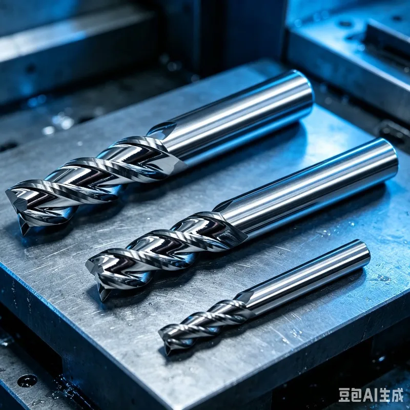 Milling Cutter Alloy Coating Tungsten Steel Tool Aluminum Cnc Maching Hrc55 3 Blade Endmill SHAZAM Milling Cutter Woodding Tools