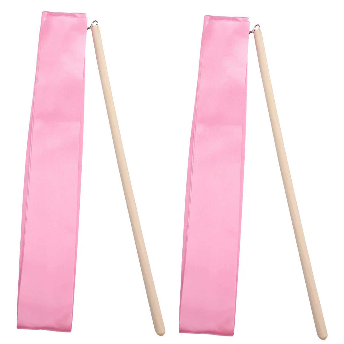 

2pcs 4M Colorful Rhythmic Gymnastics Ribbon Dance Streamer For Kids Baton Twirling Chinese Oriental Dance Exercise Color Guard
