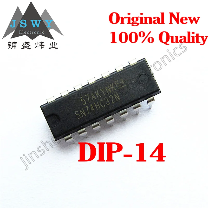 (3-20PCS) SN74HC32N Original DIP-14 Digital Logic Gate Chip 4-way 2-input or Non-gate Function Brand New In Stock