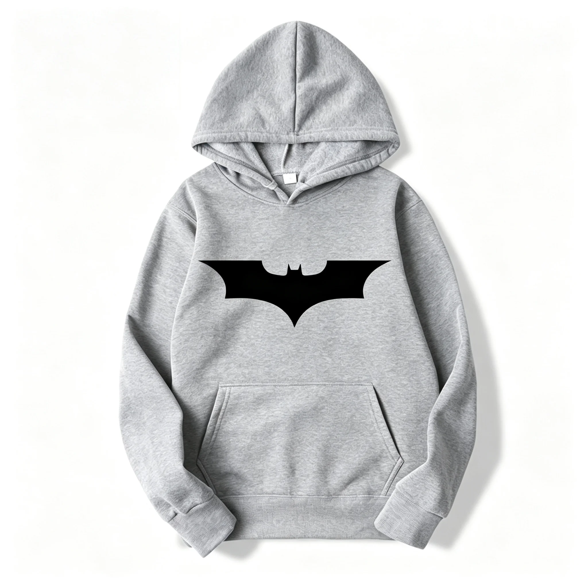 2026 Bat-Hero Grafik-Druck Herren-Hoodie, Lässiger Bequemer Langarm-Streetwear-Pullover mit Weitem Schnitt – Detail 5
