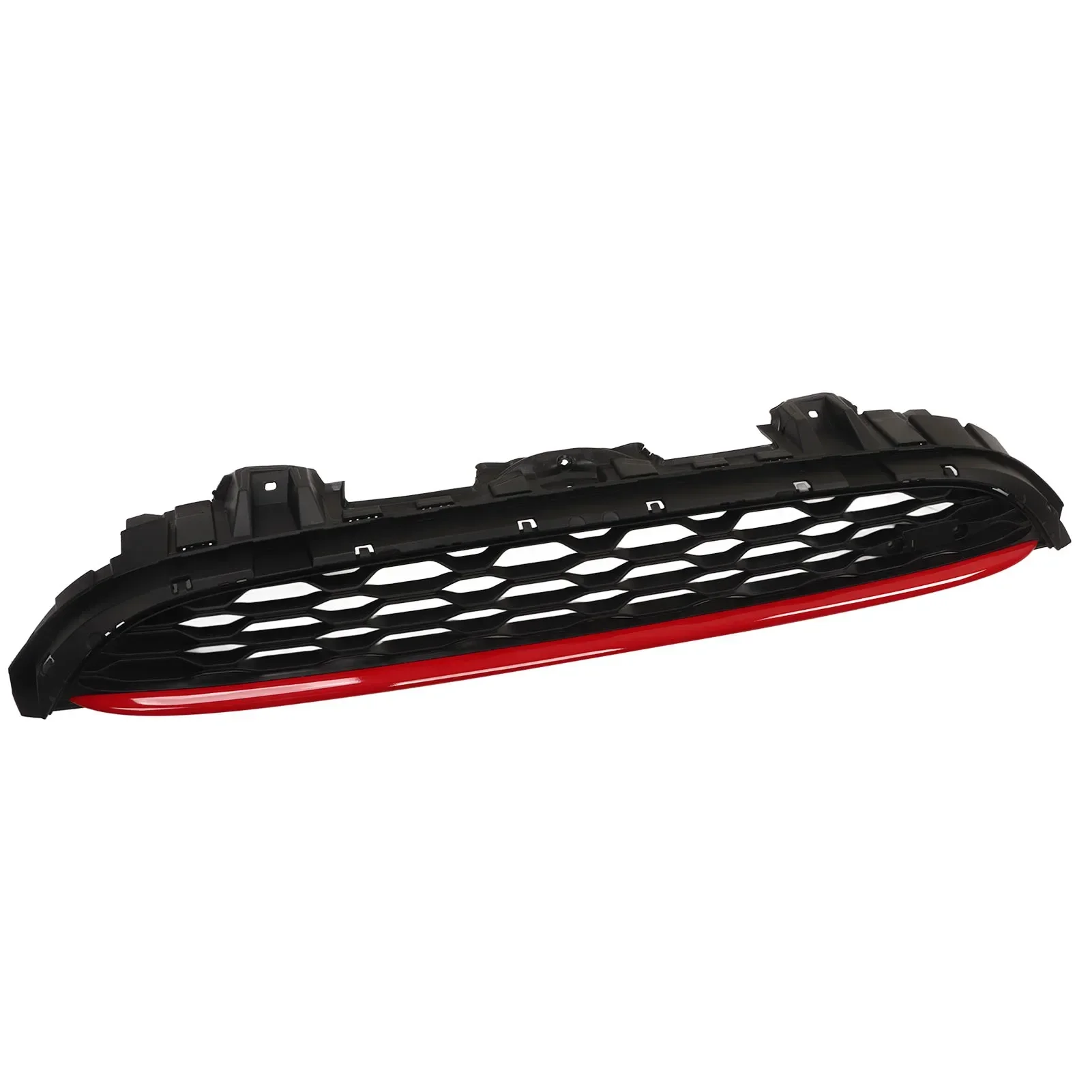 Front Bonnet Grill JCW Front Bumper Bonnet Grille Grill Red Stripe 51137393456 for  F55 F56 F57 S JCW 2014‑2021