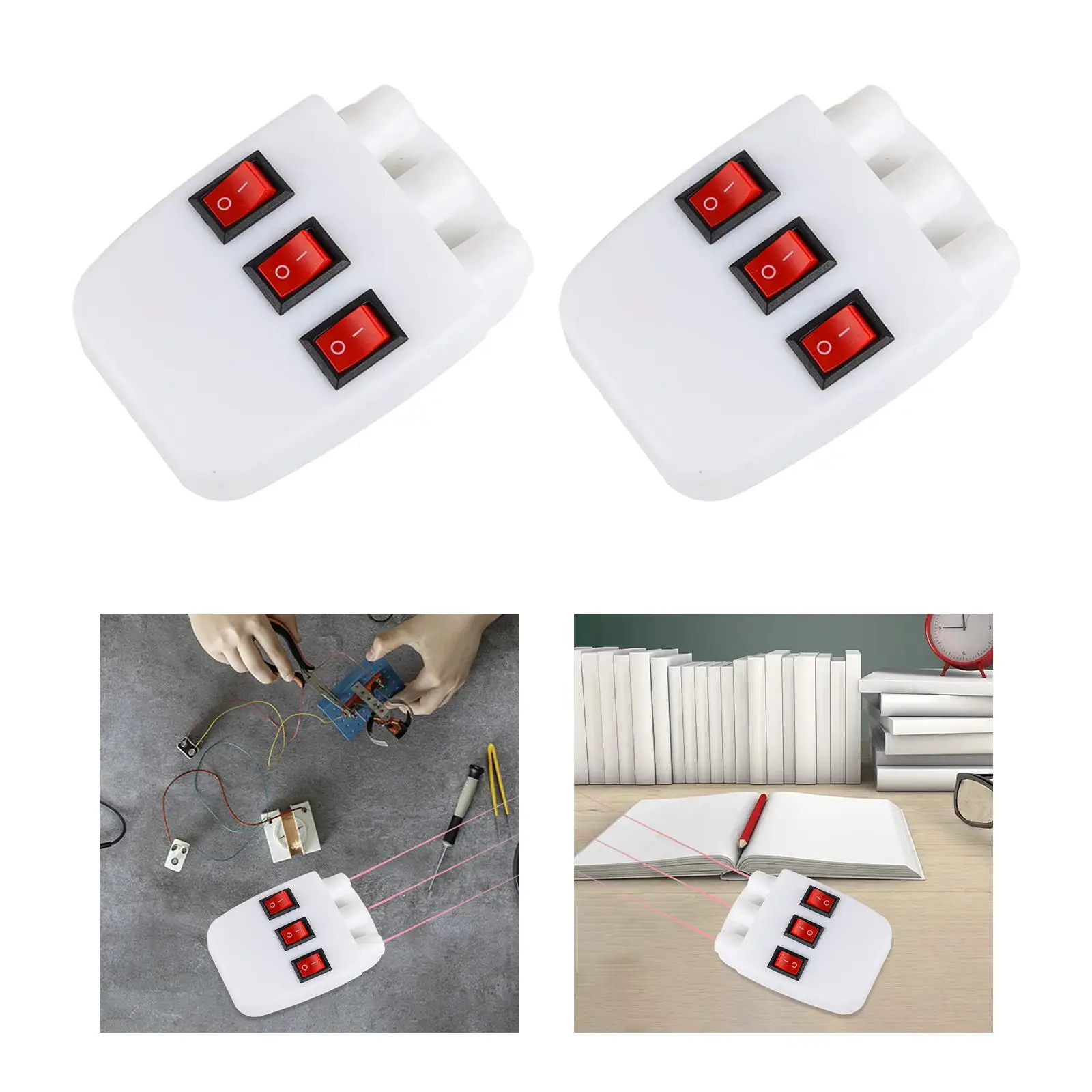 Appareil à trois sources lumineuses pour filles et garçons, 3 voies pour la réfraction de Diffraction