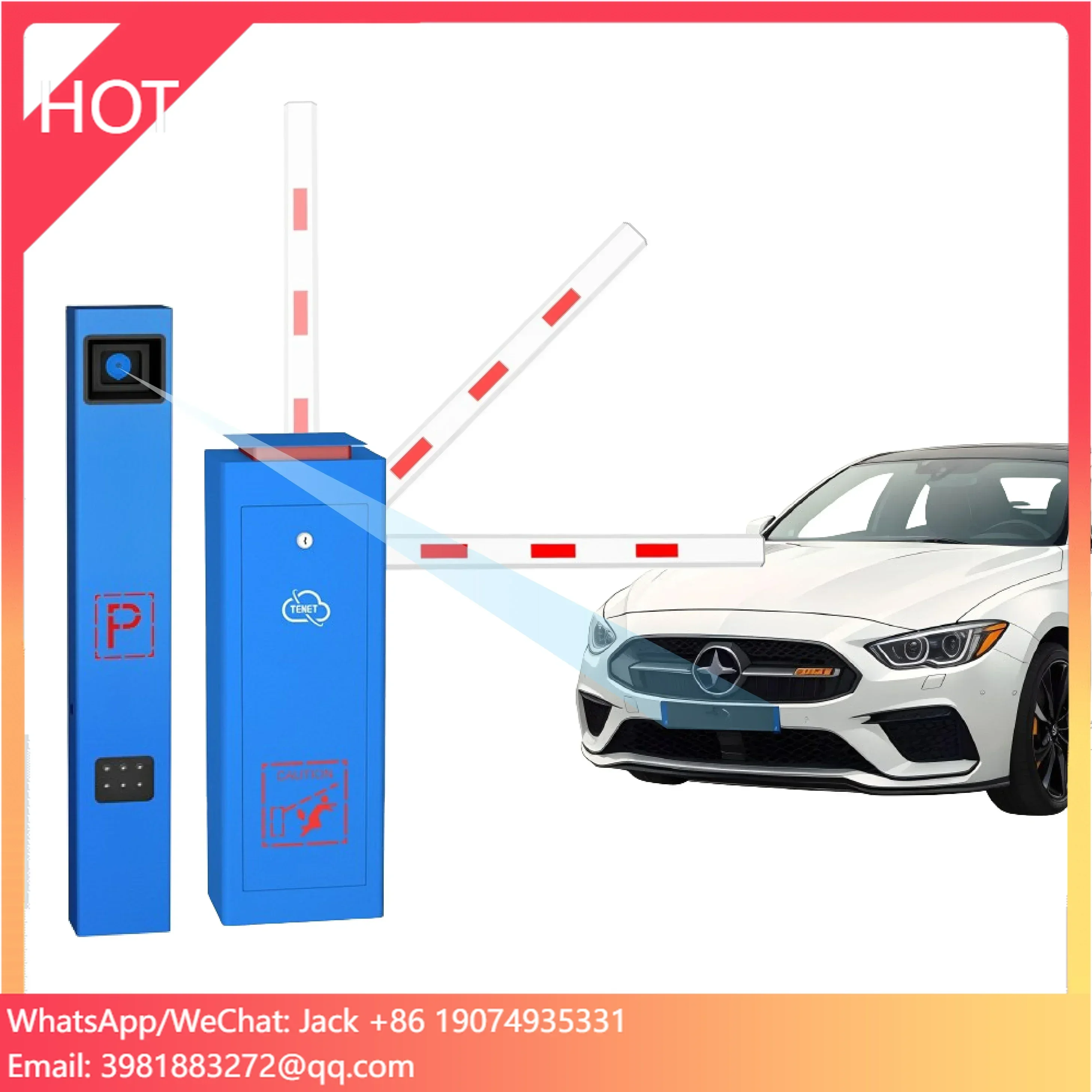 PD62 ANPR/LPR Parking Controller Car Plate & Number Recognition System for Entrance & Exit Parking Management System