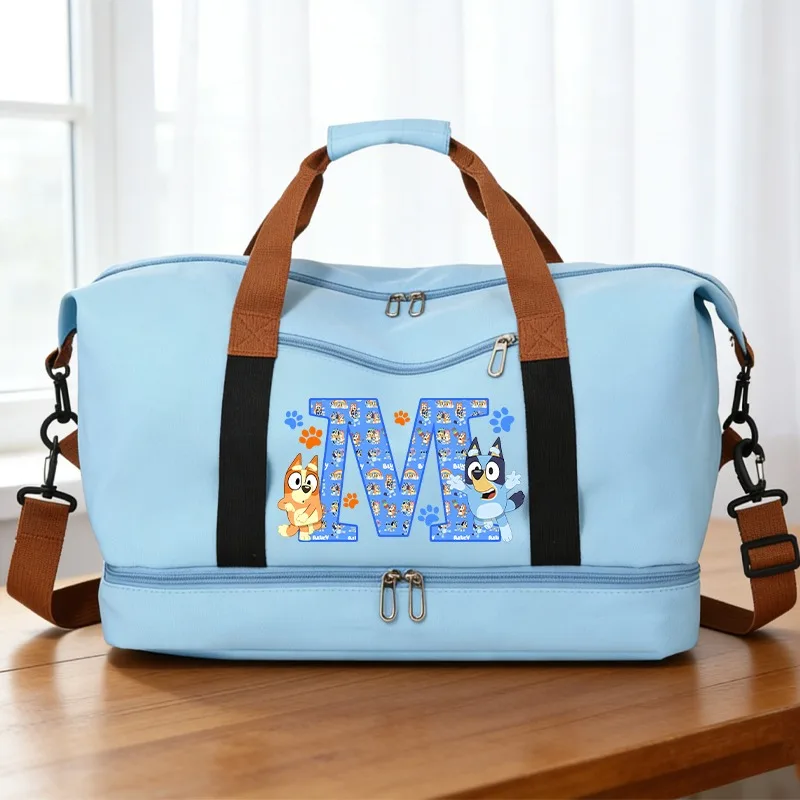 

Blueyi Travel Bags Boys Cute Letter A-Z Shoulder Pouch Student Outdoor Sports Crossbody Bag Men Swimming Fitness Handbags Gift