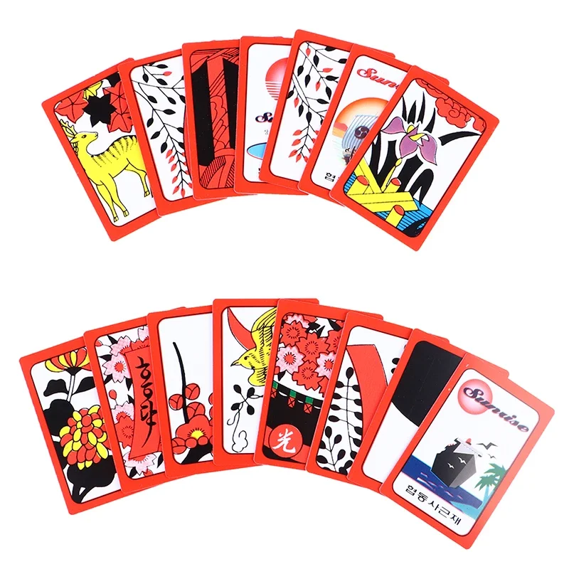 Nowe karty Mahjong Gostop Go Stop Hanafuda, popularna koreańska japońska gra planszowa