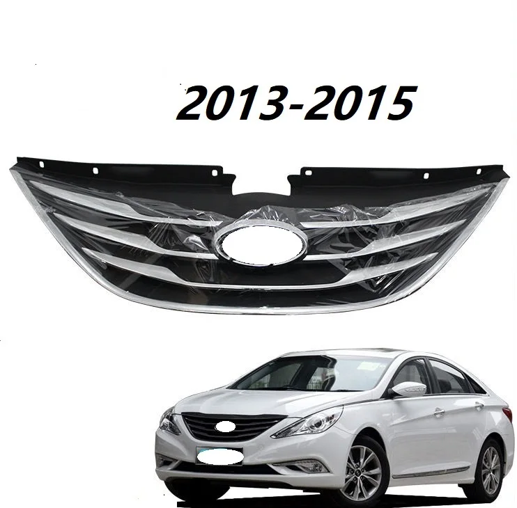 Car Mesh Grill Front Bumper Grille For Hyundai Sonata 8th Generation 2011 2012 2013 2014 2015