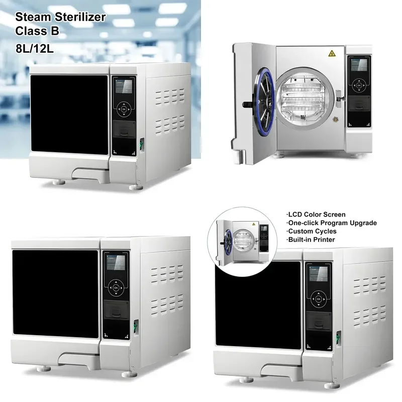 for Low-cost Plastic Electric Autoclave 8L 12L CE Certification Sterilizer Pressure Cooker for Laboratory Medical Use