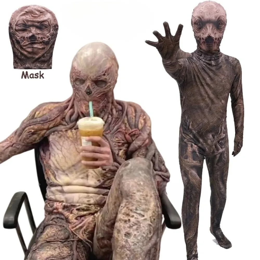 Disfraz de Cosplay de Vecna de TV ST 4, Mono de Anime, Ropa de Halloween, Disfraz Zentai, Máscara de Fantasía, Disfraz para Fiestas