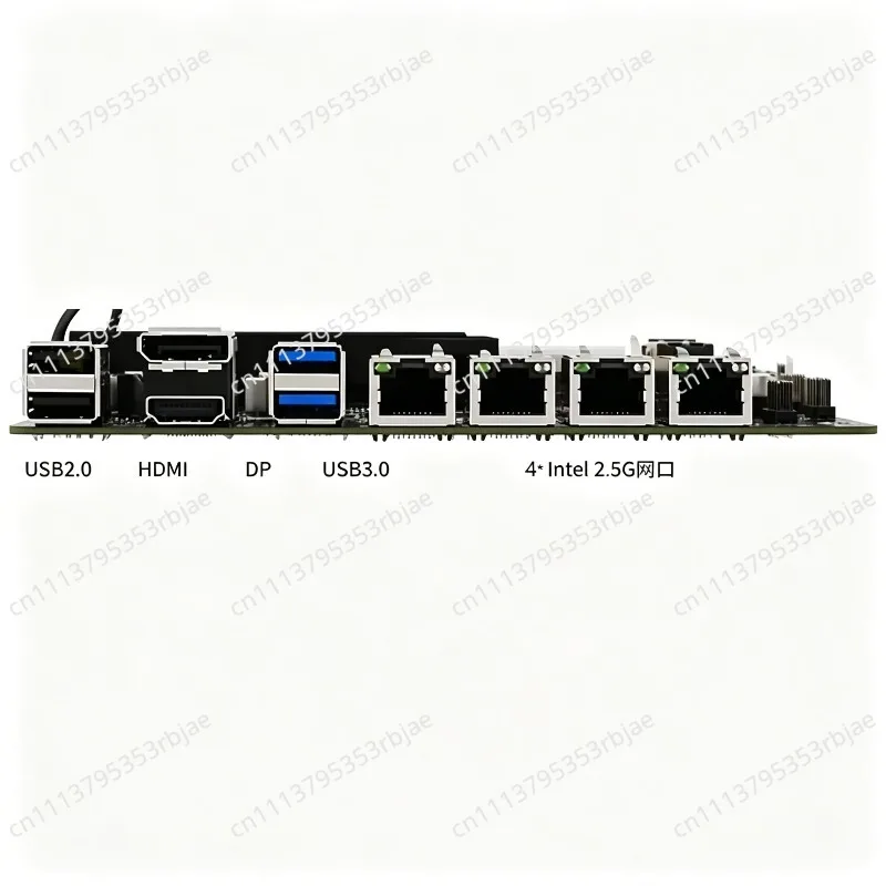 N6005 Industrial Motherboard NAS Motherboards 4 Cores 4 Threads Low Power Processor 4x2.5G i225 Network 2 M.2 Slot 6xSATA DP HD
