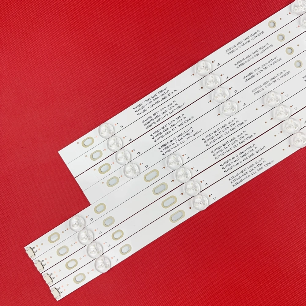 8/16 قطعة LED قطاع التلفزيون ل NC490DGG NC490DUE-AAFX1-41CA 0938D-P149UK6200 49UK6300 49UJ630V 49LJ5500 49UJ635T 49UK6300YVB