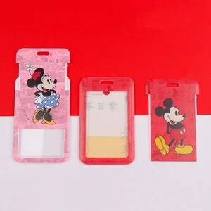 Disney Minnie und Mickey -Kartenhalter für Mädchen, Nackengurt, Ernte, Gehäuse, Hängeseil, Gallenstarter, kleines Geschenk, Visitenkarte Hauptverkäufe von Calcha -Beschützer - №3