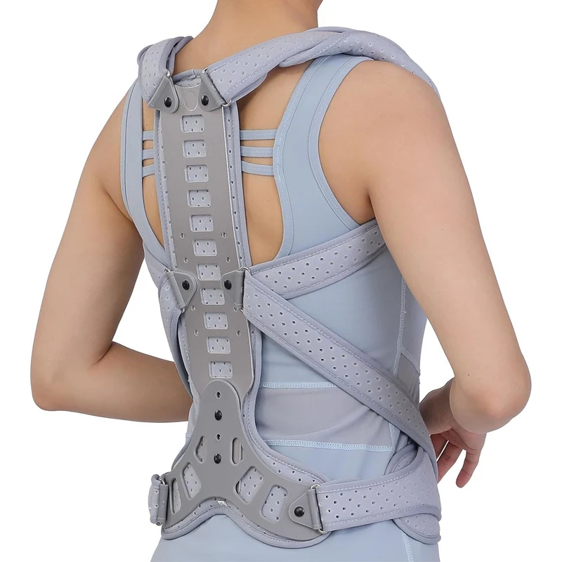 Posture Corrector Back Braces Shoulder Waist Lumbar Support Belt Humpback Prevent Body Straighten Slouch Compression Pain Relief