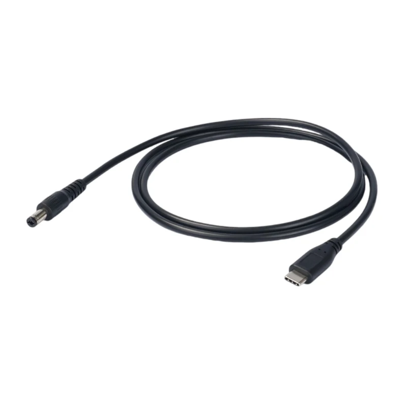 

Type C to 5.5x2.5mm Power Cord Charging Cable Male to Male Connector Adapter Wire for LED Light Fan Routers and More